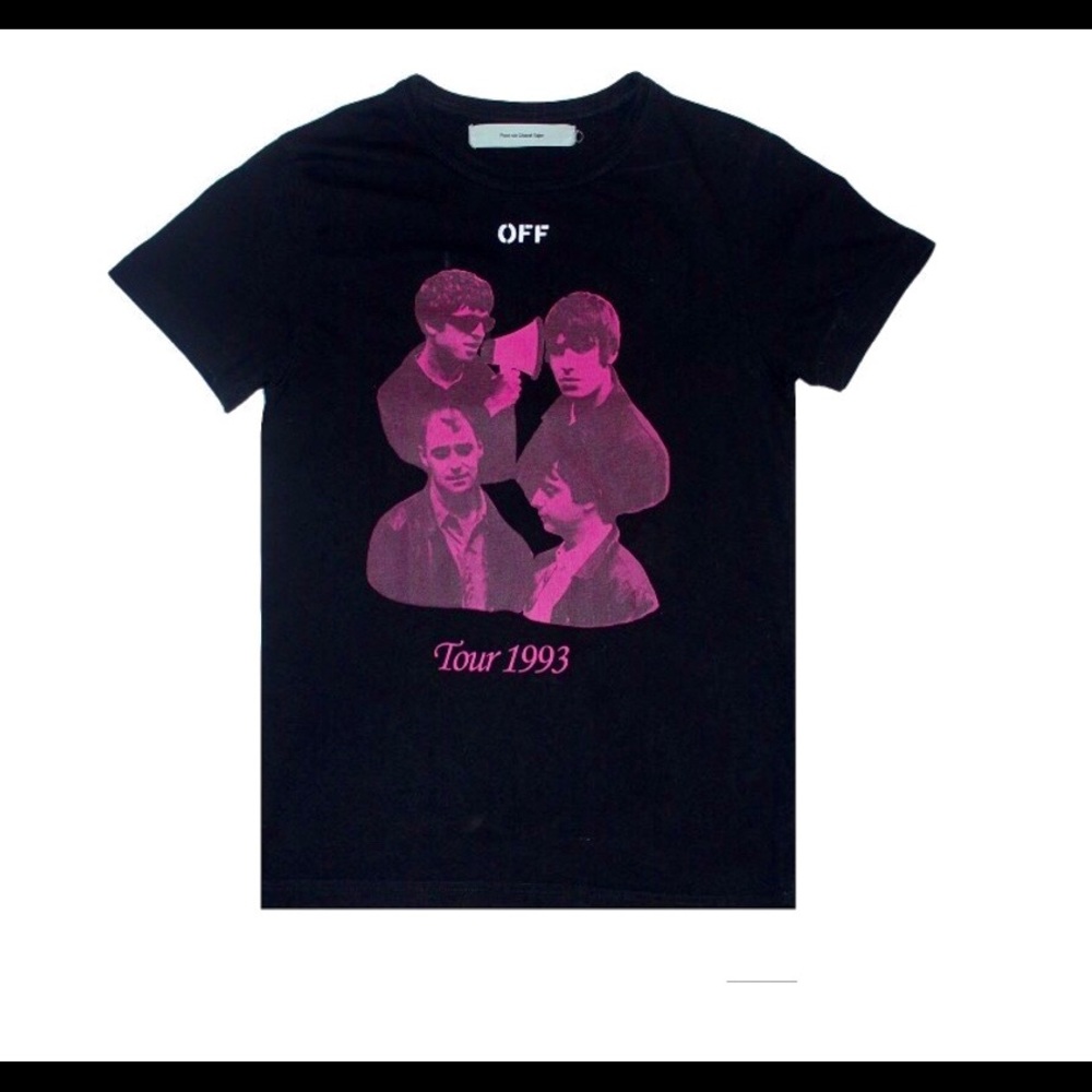 OFF WHITE X “OASIS” T Shirt *RARE*